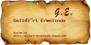 Gellért Ermelinda névjegykártya